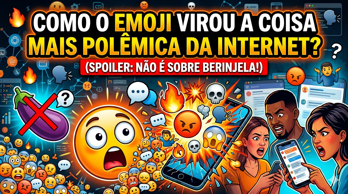 Como o 🍆 Emoji Virou a Coisa Mais Polêmica da Internet (Spoiler: Não É Sobre Berinjela)