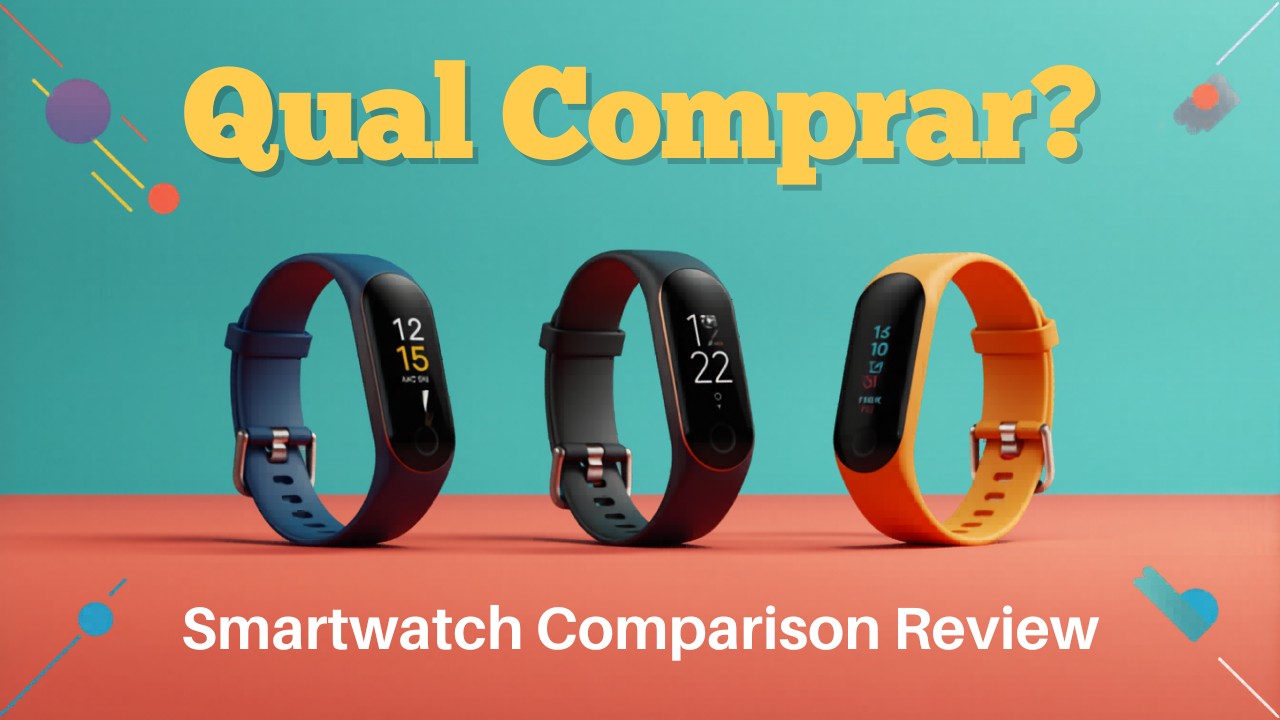 Samsung Galaxy Fit3 vs Xiaomi Mi Band 8 Active vs Amazfit Bip 5: Qual Pulseira Inteligente Comprar em 2025?