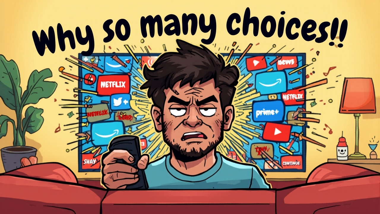 Por que você paga 4 streamings diferentes mas ainda acha que não tem nada pra assistir